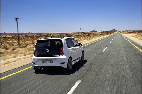 VW Up GTI - das Heck ist üblichen Up-Look