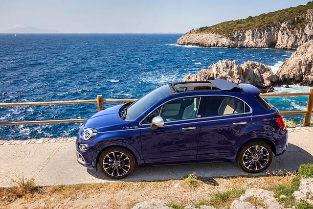 Fiat 500X Yachting - Ziemlich blau