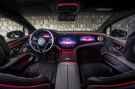 Mercedes EQS  - Daddelnd durch die Ladepause 