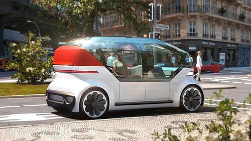 VW OnePod Concept - Selbstfahrender Volksstromer