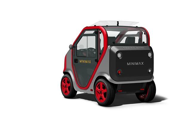 Der mit Türen bestellbare Minimax endet direkt hinter den Sitzen