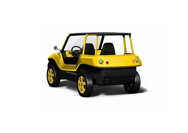 Der Buggy mit offener Fahrgastkabine dürfte sich vornehmlich für den Einsatz in wärmeren Gegenden empfehlen