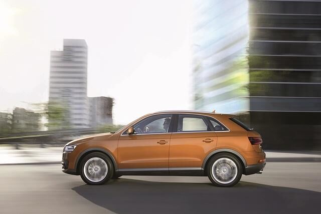 Im Vergleich zum wuchtigen Q7 und dem ebenfalls nicht klein anmutenden Q5 wirkte das kompakte SUV mit seinen 4,38 Metern schon fast zierlich