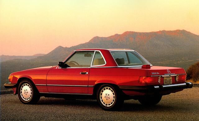 Mercedes-Benz 560 SL Baureihe R107 USA-Ausführung aus dem Jahr 1985
