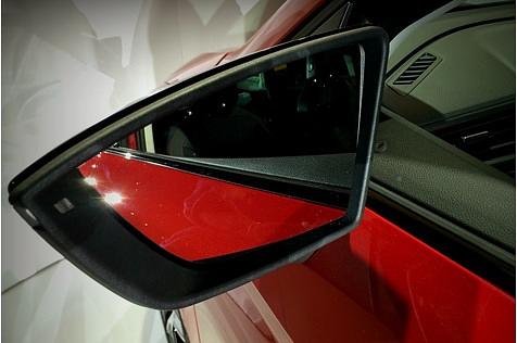 Zackig: Das Grunddesign des Seat Ibiza wie hier bei den Rückspiegeln