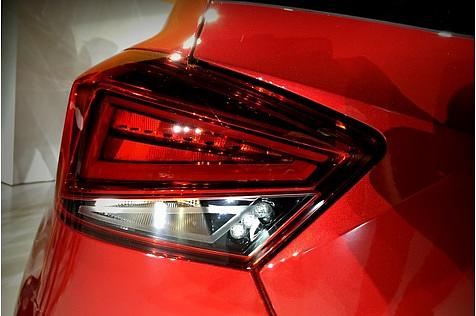 Ebenfalls neu gestaltet: die Rückleuchten des Seat Ibiza 2017