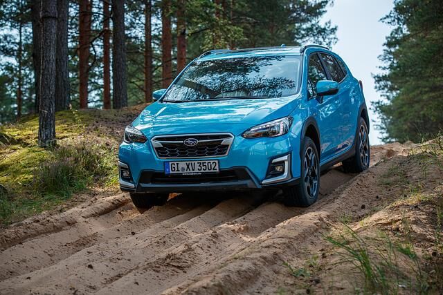 Auch im Jahr 2020 hält Subaru dem Allradantrieb die Treue. Hier des aktuelle XV mit eBoxer