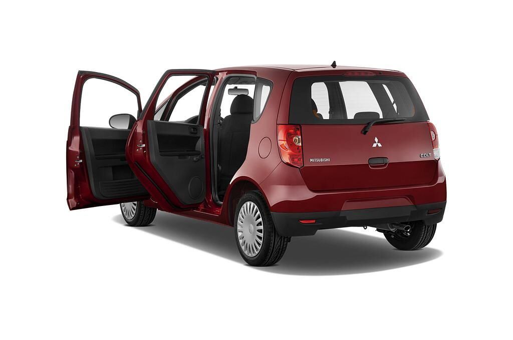 Mitsubishi Colt (Baujahr 2010) - 5 Türen Tür geöffnet