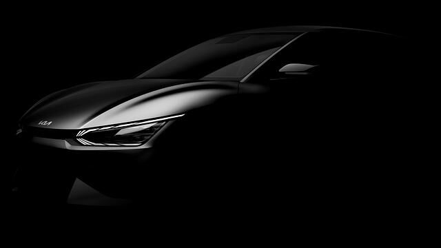Der EV6 trägt bereits das neugestaltete Markenlogo von Kia