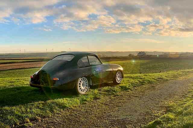 Unter der betagt wirkenden Karosserie des WEVC Coupé steckt moderne E-Antriebstechnik