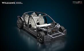 Luxus-Stromer von Williams und Italdesign   - Unten flexibel, oben auch 