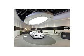 Bugatti Messestand ausgezeichnet