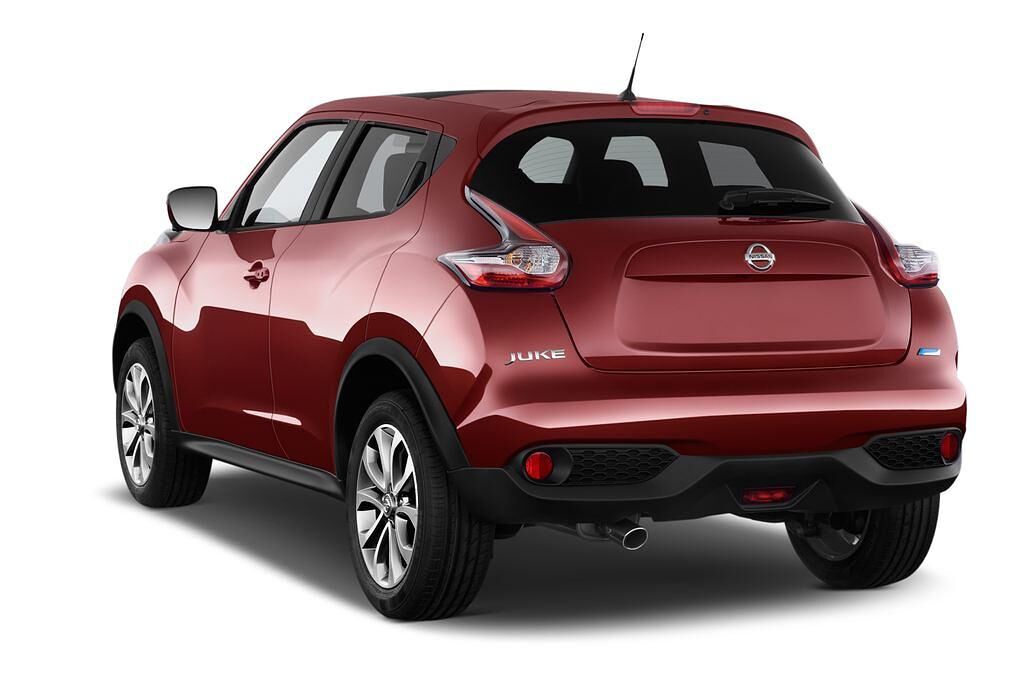 Nissan Juke (Baujahr 2014) Tekna 5 Türen seitlich hinten