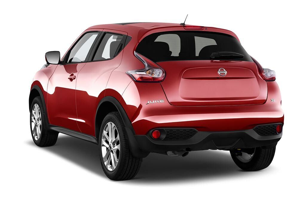 Nissan Juke (Baujahr 2014) Acenta 5 Türen seitlich hinten