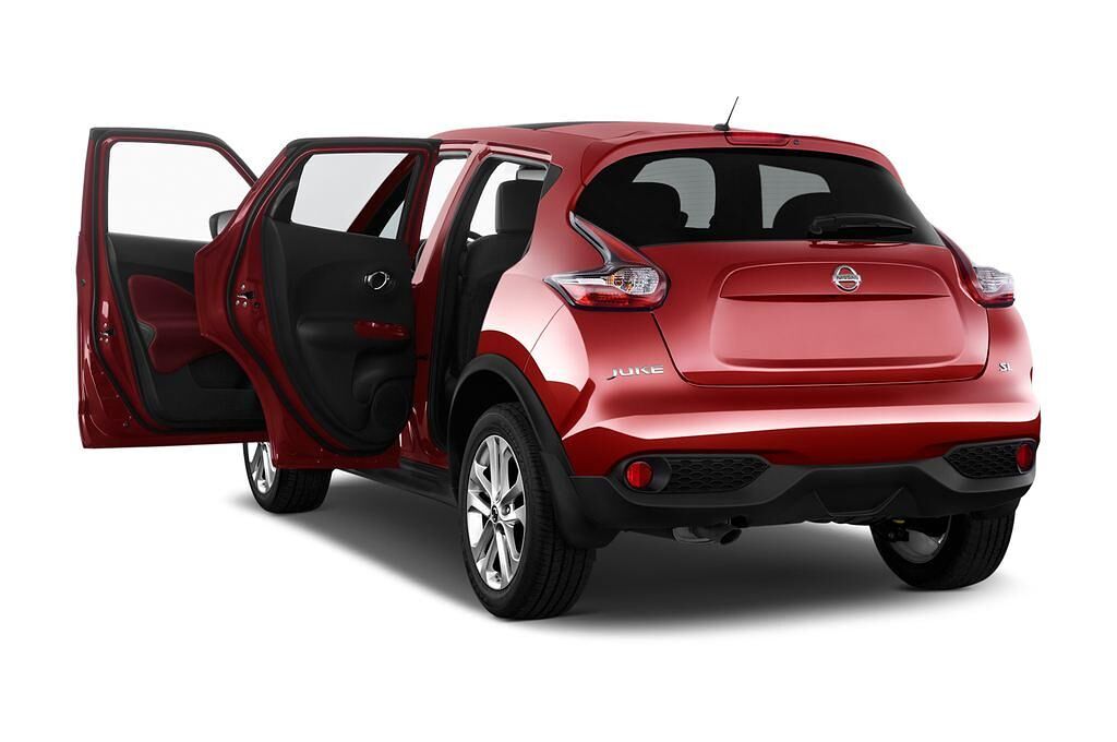 Nissan Juke (Baujahr 2014) Acenta 5 Türen Tür geöffnet