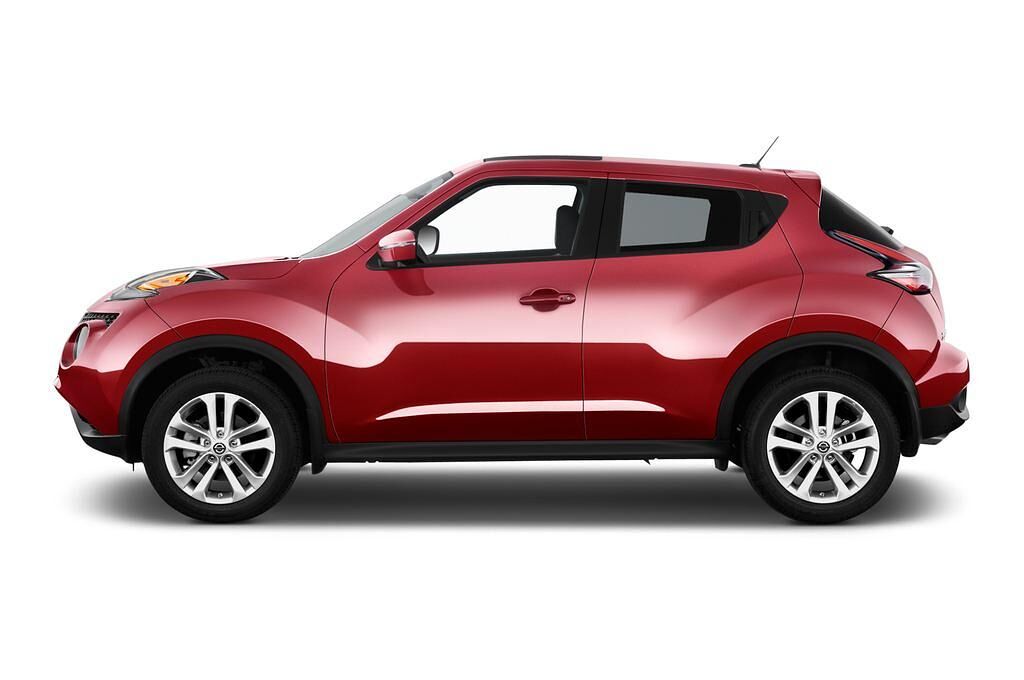Nissan Juke (Baujahr 2014) Acenta 5 Türen Seitenansicht