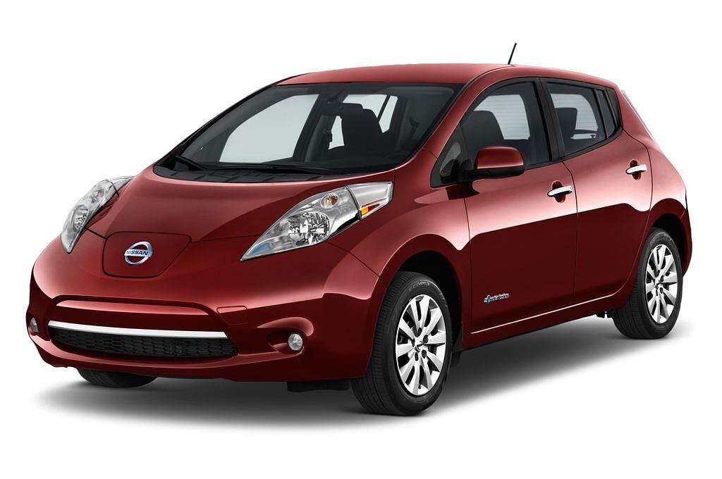 Nissan Leaf (Baujahr 2015) Visia 5 Türen seitlich vorne