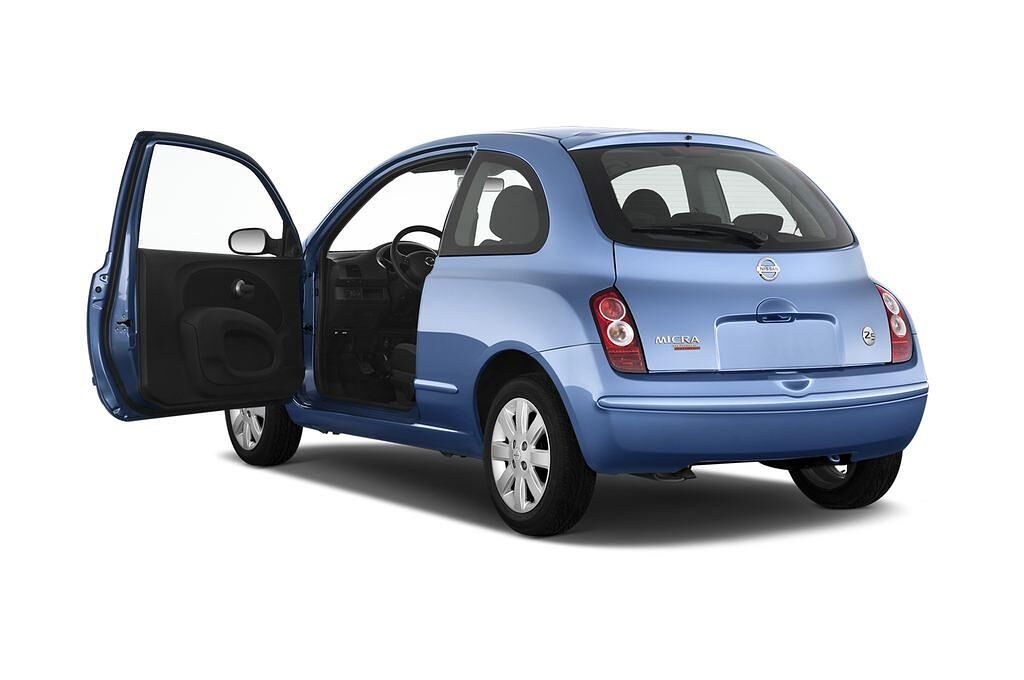 Nissan Micra (Baujahr 2009) Connect 3 Türen Tür geöffnet
