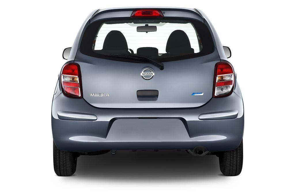 Nissan Micra (Baujahr 2011) Visia First 5 Türen Heckansicht