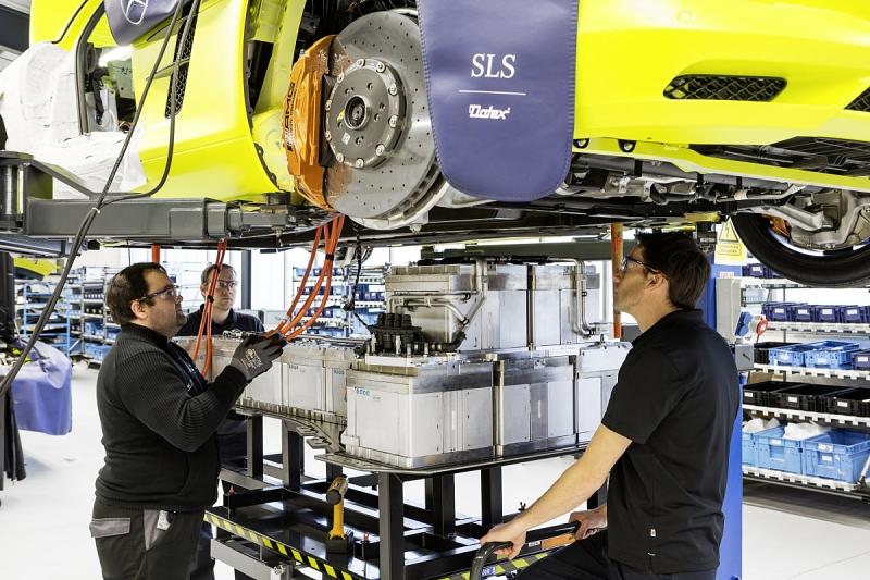Mercedes SLS electric drive