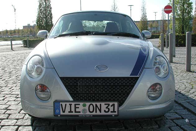 Gutmütiger Blick: Die Front des Micro-Roadsters