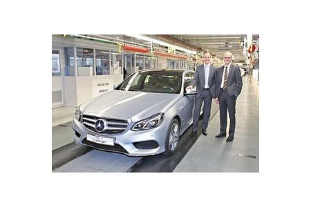 Produktionsstart der E-Klasse in Sindelfingen
