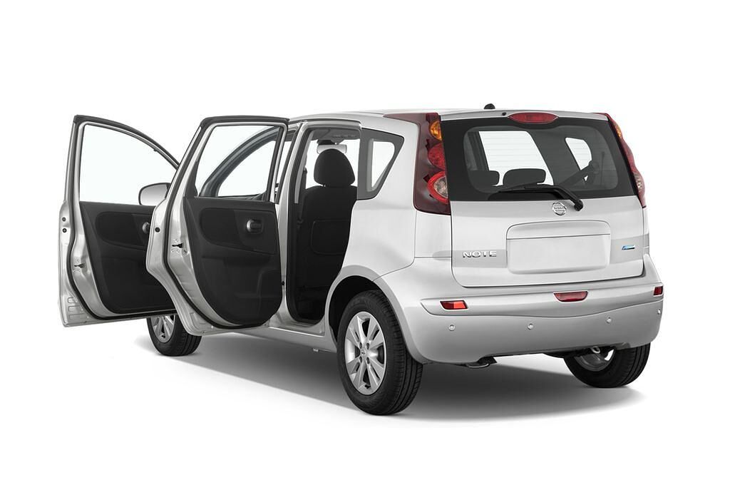 Nissan Note (Baujahr 2010) Acenta 5 Türen Tür geöffnet