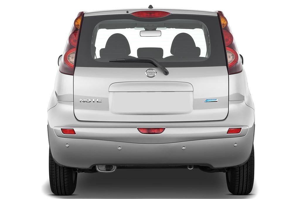 Nissan Note (Baujahr 2010) Acenta 5 Türen Heckansicht