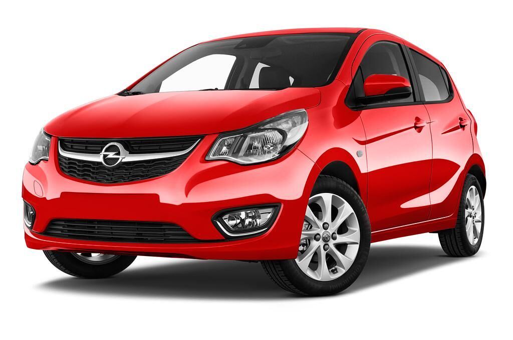 Opel Karl (Baujahr 2016) Exklusiv 5 Türen seitlich vorne mit Felge