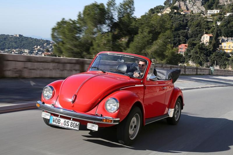 Das VW Käfer 1303 Cabrio hat 50 PS