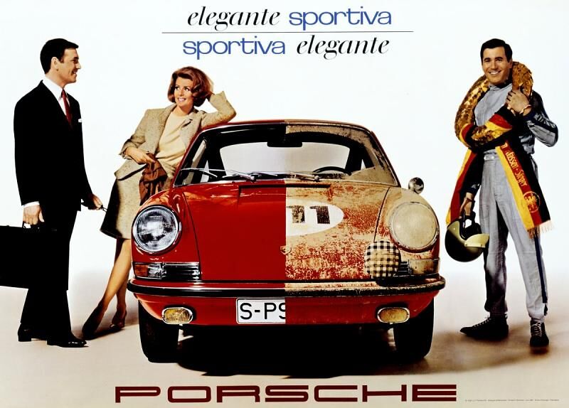 Porsche Plakat von 1967