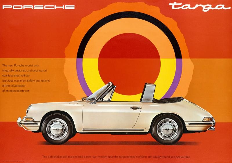 Porsche Plakat von 1967