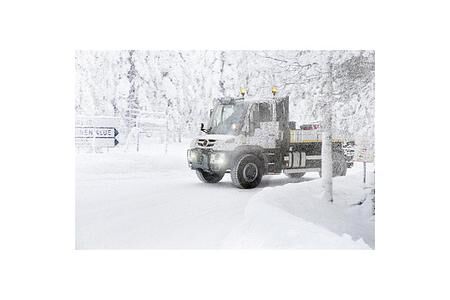 Neuer Unimog in der Wintererprobung