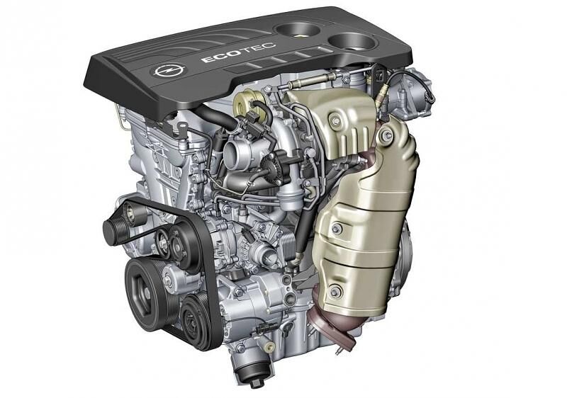 Der Opel 1.6 SIDI Turbo-Motor.