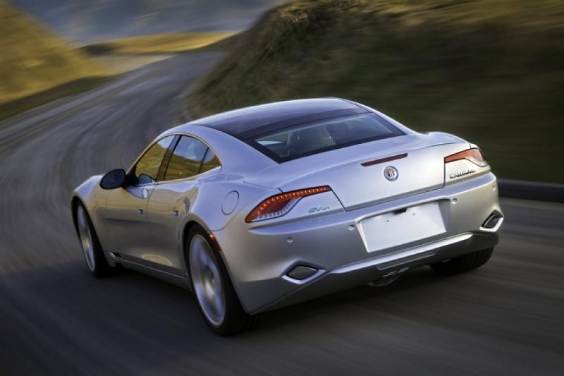 Das Heck des Fisker Karma - unschwer zu erkennen, dass Henrik Fisker gelernter Auto-Designer ist
