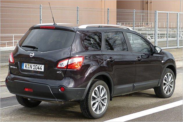 Bei der Modellpflege 2010 wurden die Rückleuchten des Qashqai dem aktuellen Nissan-Design angepasst