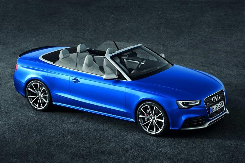 Das Audi RS5 Cabrio ist 280 km/h schnell.