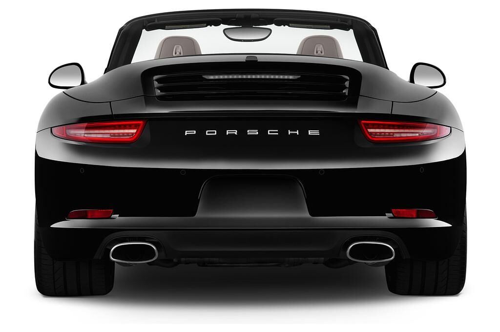 Porsche 911 (Baujahr 2013) Carrera 2 Türen Heckansicht