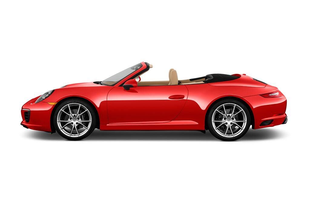 Porsche 911 (Baujahr 2017) Carrera 2 Türen Seitenansicht