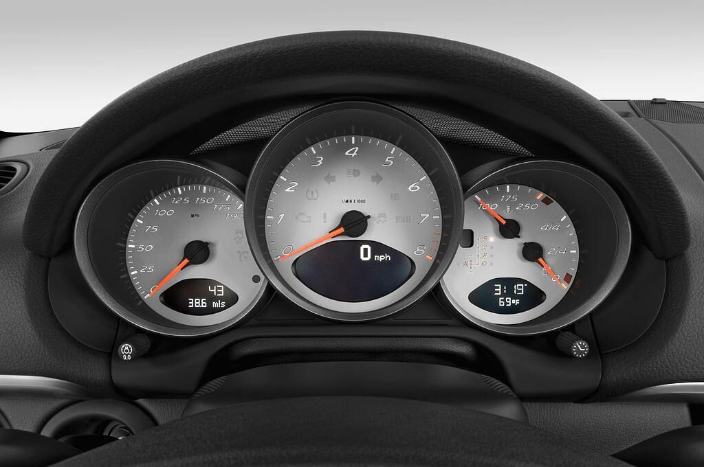 Porsche Boxster (Baujahr 2012) S 2 Türen Tacho und Fahrerinstrumente
