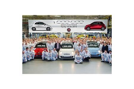 Einmillionster Fiat 500 im polnischen Tychy produziert