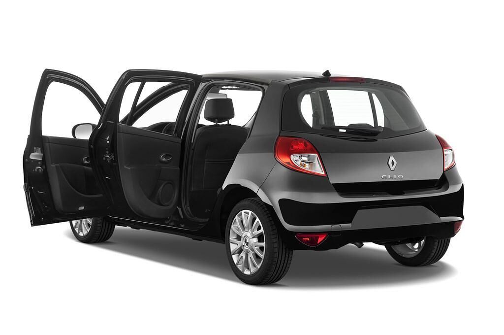 Renault Clio (Baujahr 2010) Exception 5 Türen Tür geöffnet