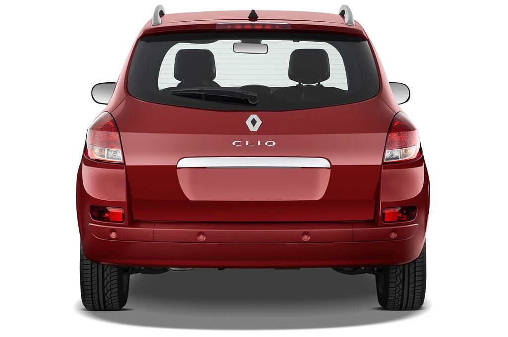 Renault Clio (Baujahr 2010) - 5 Türen Heckansicht