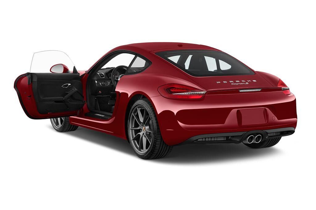 Porsche Cayman (Baujahr 2015) S 3 Türen Tür geöffnet