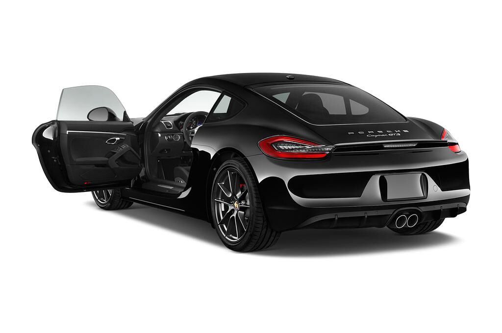 Porsche Cayman (Baujahr 2015) GTS 3 Türen Tür geöffnet