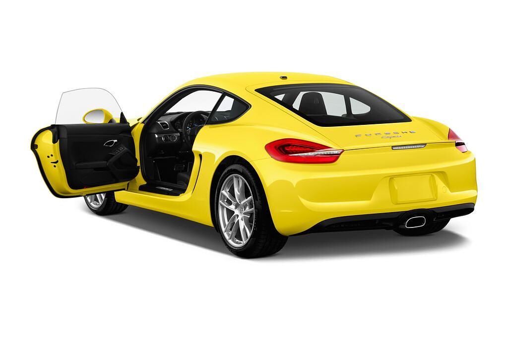 Porsche Cayman (Baujahr 2016) - 3 Türen Tür geöffnet