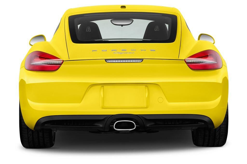 Porsche Cayman (Baujahr 2016) - 3 Türen Heckansicht