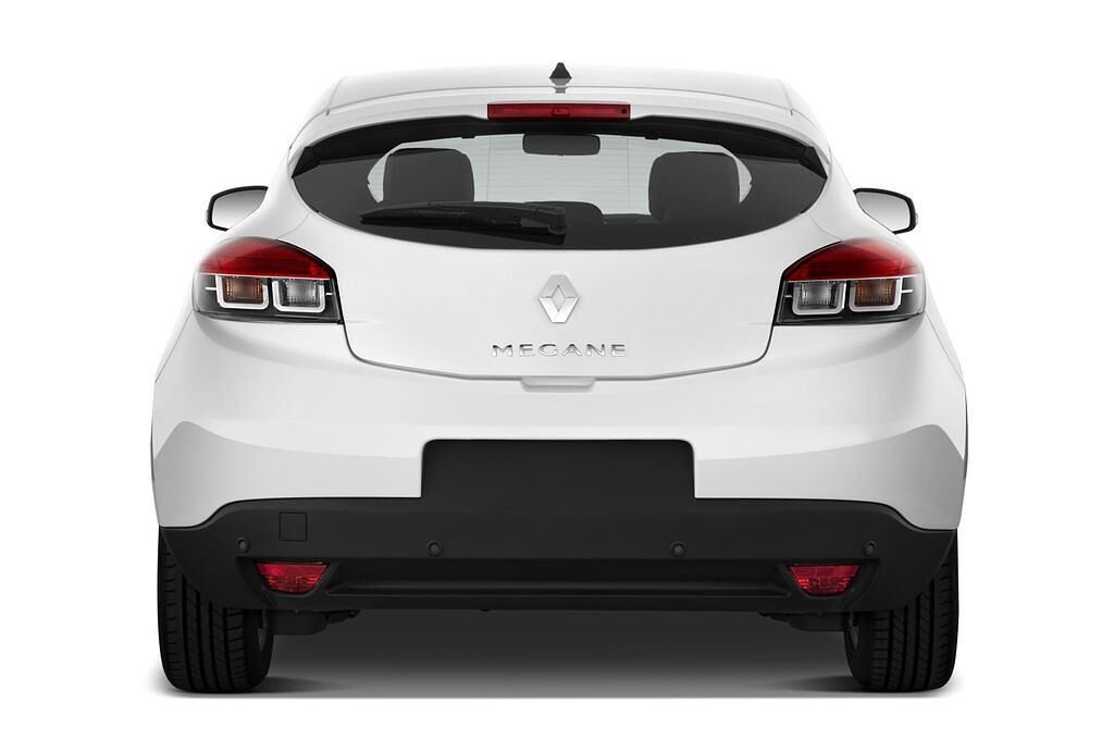 Renault Megane (Baujahr 2010) Coupe 3 Türen Heckansicht
