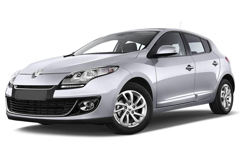 Renault Megane (Baujahr 2012) Dynamique 5 Türen seitlich vorne mit Felge