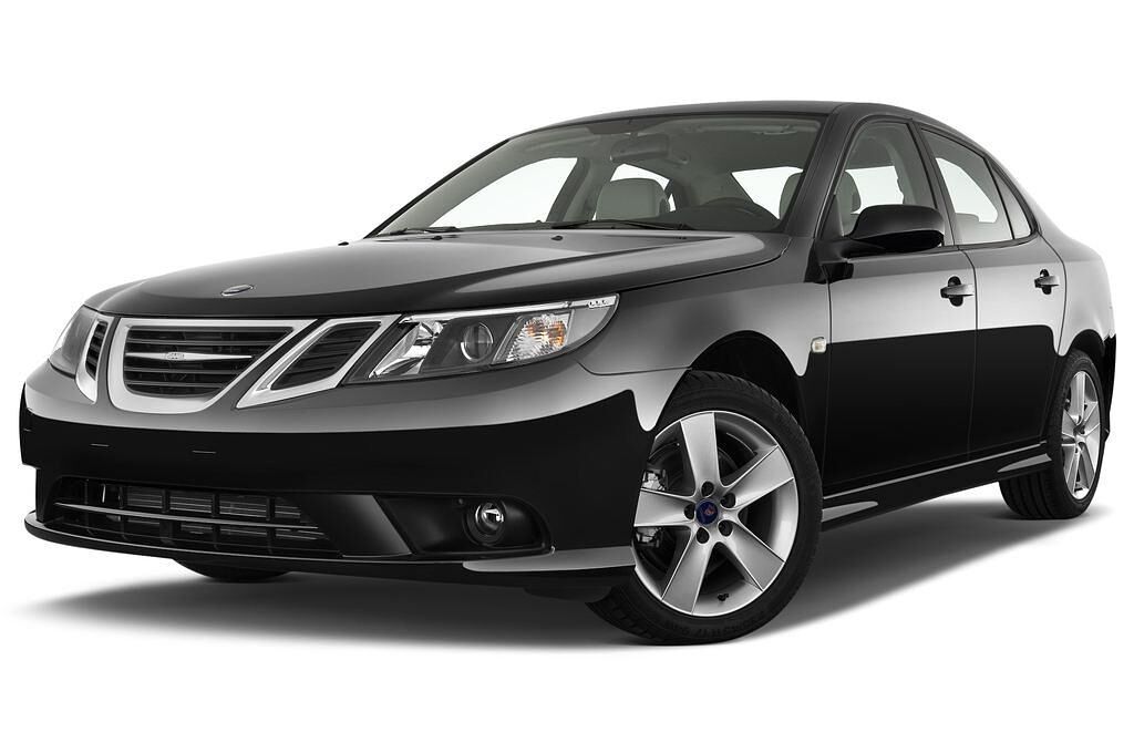 Saab 93 (Baujahr 2010) Vector 4 Türen seitlich vorne mit Felge
